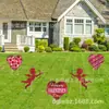 Popular Señal para Jardín del Día de San Valentín de Amazon, Señal para Césped de Cupido Rojo Amor, Decoración Exterior para el Día de San Valentín