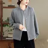 Jaqueta bomber plus size soltinha emagrecedora com manga raglan, cardigã versátil para outono e inverno de 2026