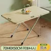 Mesa pequeña plegable para uso doméstico, mesa de comedor rectangular simple para puestos exteriores, dormitorio, habitación, balcón, casa de alquiler