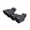 Adequado para o novo BMW Série 5 525530G30G38 modificação de escapamento quatro saídas ponteira titânio preto MP boca grande