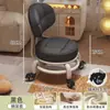 Taburete con Ruedas Giratorias para Uso Doméstico, Taburete Bajo con Ruedas, Silla Pequeña Infantil, Taburete para Sofá de Sala de Estar, Taburete para Cambiarse los Zapatos, Taburete Redondo para Abrir Paquetes