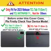 Para TCL NXTPAPER 11 Funda Protectora de Cuero Tab 11 Cubierta Magnética Plegable Triple Funda de Cobertura Total