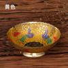 Nepal Xizang tazón colorido plato de dulces para plato de frutas plato de bocadillos tazón decorativo creativo para sala de estar tazón de pavo real tazón para servir de Buda