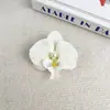 Horquilla Rosa Dulce Flor Phalaenopsis Pinza para el Cabello Pinza para la Cabeza Flor Flor Artificial Adorno para el Cabello Pinza Lateral Horquilla de Orquídea Accesorios para el Cabello