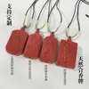 Colgante de Marca de Incienso de Azafrán Colgante del Dios Atractor de Fortuna de las Cinco Direcciones Colgante de Cuerda Exquisito Colgante Amuleto del Año Zodiacal Collar Venta al por Mayor