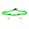 Cinturón Reflectante para Número de Dorsal de Running Nocturno de Triatlón, Carrera de Maratón, Hebilla de Tela con Agujeros, Cinturón Sólido para Energía Deportiva
