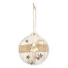 Colgante de Árbol de Navidad de Madera Estrella de Cinco Puntas Alce Guantes Calcetines Colgante Pequeño Decoraciones Navideñas Decoración de Escena Regalos