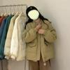 Chaqueta de Algodón Suelta Casual Versátil Estilo Coreano para Mujer 2026 Moda Versátil Abrigo de Algodón Cálido de Invierno Tendencia