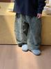 Pantalones Cargo de Estilo Coreano Otoñales para Niños y Niñas, Pantalones de Pierna Recta para Niños Pequeños y Niños Pequeños, Pantalones Casuales Versátiles Sueltos de Cimitarra, Pantalones Largos
