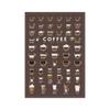 Introducción al Conocimiento de Clasificación Moderna del Café Póster Decorativo Sin Marco para Restaurante Cafetería Hogar Lienzo Decorativo
