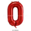 Globos Digitales Versión Americana de 32 pulgadas Globos de Película de Aluminio Oro Plata Decoración para Fiesta de Cumpleaños Boda Día de Año Nuevo Venta al por Mayor