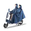 Nuevo Poncho de Lluvia para Ciclismo Madre e Hijo Doble Persona Impermeable Completo Transpirable Ampliado Engrosado Poncho de Lluvia para Doble Persona