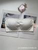 Lingerie de Cor Sólida para Estudantes, Sutiã Tomara que Caia Push-Up com Design Antiderrapante, Suporte para Seios Pequenos, Anti-Queda, Sutiã Sem Costura