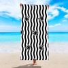Toalla de playa absorbente de secado rápido, impresa, de microfibra, de terciopelo de doble cara, para natación, protector solar, chal, venta al por mayor