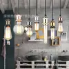 Luminária Pendente Retrô Loja de Roupas Loft Café Bar Iluminação Base de Rosca E27 Suporte para Lâmpada Acessórios Luminária Pendente de Cabeça Única