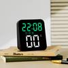 Temporizador Creativo Reloj Digital LED Simple Silencioso Dormitorio Escritorio Reloj Despertador Perezoso Reloj de Salto de Segundo Gh9017