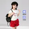 Tutu Elefantito Ropa Infantil Camiseta de Manga Corta para Niñas 2026 Verano Nuevo Estilo Top de Media Manga Infantil Conjunto de Verano Súper Lindo