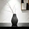 Jarrón de cerámica de diseño vintage para nicho, recipiente suave para arreglos florales decorativos, botella pequeña para flores frescas y plantas hidropónicas