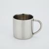 Copo de água isolado de camada dupla em aço inoxidável 304 para jardim de infância, copo infantil com alça, caneca 130ml, copo de bebida