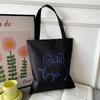 Bolsas Femininas de Tecido Oxford, Venda Direta do Fabricante, Bolsas de Ombro Versáteis e Modernas, Bolsas Verticais de Lona com Desenhos, Bolsas de Tecido