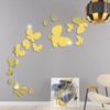 JM505 cross-border espelho borboleta DIY adesivos de parede acrílico quarto das crianças jardim de infância decoração da casa impermeável autoadesivo