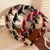 ¡Artículo Popular de Amazon! Diadema de Terciopelo con Perlas Onduladas de Corona Alta para Mujer, Nuevo Pinza para el Cabello Antideslizante para Lavado de Cara para Recoger el Cabello Suelto