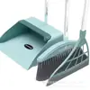 Juego de Escoba y Recogedor para Limpieza del Hogar, Ampliado y Engrosado, Cerdas Suaves Que No se Pegan al Cabello, Escoba y Recogedor Individual