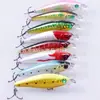 Uma Variedade de Iscas de Pesca Incluindo Iscas Minnow Afundantes de Mergulho Profundo com Longa Língua para Pesca em Água Doce e Arremesso de Longa Distância