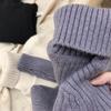 [em estoque roupas de outono e inverno para meninas camisa básica de gola alta suéter suéter para menino top quente de cor sólida para bebê