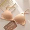 Sujetador sin costuras de una sola pieza, brillante, transpirable y cómodo para pechos pequeños, push-up y de soporte para prevenir la flacidez, lencería Hxw1011