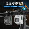 Luz Delantera para Bicicleta de Montaña y Carretera para Montar de Noche, Haz Alto y Bajo Ajustable, Luz Delantera Colgante Inferior, Luz Shenhuo Bl12