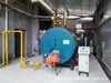 Caldeira a Vapor a Gás 2 Toneladas Horizontal de Carregamento Rápido Industrial Fábrica de Alimentos Desinfecção Aquecimento Troca de Calor Lavagem Passar
