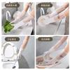 Guantes de cocina para lavar platos para el hogar, guantes de goma para ropa impermeables, duraderos y con forro polar grueso para mujer, limpios, resistentes al desgaste, no se rompen fácilmente