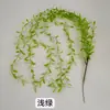 Salgueiro Chorão Cruzando Rio Dragão Cipó Planta Parede Verde Pendurada Grama Aquática Decoração de Parede Folha de Salgueiro Decoração de Planta Verde