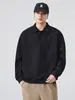 Ropa para Hombre Fengshe / Nueva Sudadera con Sudadera y Cuello Camisero de Manga Larga para Hombre Primavera y Otoño 2026 Sudadera Gruesa de 350g
