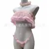 Lencería Sexy Uniforme de Encaje con Ribete para Tallas Grandes Hombros Descubiertos Conjunto para Mujer Puro Deseo Qqny2026 Estilo Nuevo