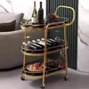 Plato de Frutas de Múltiples Niveles, Mesa de Café para Sala de Estar en Casa, Exhibidor de Bocadillos, Cesta de Frutas Atmosférica, Adornos para Vino Tinto, Gabinete de Vino
