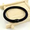 5163 Accesorios para el cabello europeos y americanos diadema alta elasticidad gruesa clásica anillo negro para el cabello cuerda de cabeza de nailon venta al por mayor