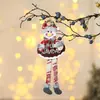 Nuevo Pin de Navidad Pequeño Colgante de Tela Muñeco Colgante para Árbol de Navidad Suministros de Decoración Navideña