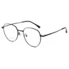 Armazón de Gafas para Miopía de Marco Grande Plateado de Gama Alta para Mujer, Armazón Polygonal Ultraligero de Titanio Puro para Hombre 88016X Mayoreo