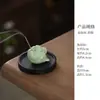 Suporte Base Criativo de Cerâmica para Incensário Peixe Dourado Pequeno para Casa Suporte para Incenso Suporte Base para Incenso Queimador de Incenso Zen Acessórios para Cerimônia de Incenso de Mesa de Chá