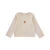 Camiseta Básica con Estampado de Hongos para Niñas Wulibuyi 2026 Otoño Estilo Coreano Linda Camiseta Casual de Manga Larga Tendencia