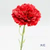 Flores Artificiais Dia das Mães Cravo de Haste Única Haste Curta Arranjo de Flores Artificiais de Seda Decoração de Sala de Estar de Casa Arranjo de Mesa Arte Floral