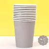 Taza de Papel de Color para Niños, Manualidades DIY, Jardín de Infancia, Área de Arte Hecho a Mano, Material de Arte Creativo, Taza Desechable