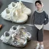 Zapatos para niñas 2026 nuevos zapatos deportivos para niños primavera niñas malla transpirable princesa zapatos de entrenamiento alemanes zapatos de bebé