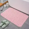 Tapete de banheiro antiderrapante de PVC, tapete de chão de silicone para chuveiro e banheira, anti-queda, antiderrapante, tapete de pé absorvente de água para banheira