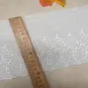Punto nuevo encaje de bordado de algodón decoración suave para el hogar accesorios para mujer bordado a máquina grande encaje de cortina étnica calada