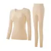 Identifica la Fábrica de Origen de Ropa que Mejora la Belleza: Conjunto de Ropa Interior Térmica, Conjunto de Ropa para Realzar la Belleza de Manga Larga y Pantalón Largo