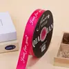 Fita de Embalagem de Flores da Moda Fita de Embalagem de Presente de Poliéster Inglês Fita de Embalagem de Acessórios Têxteis Multicor
