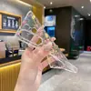 Funda de teléfono transparente con tulipanes pintados a mano, adecuada para Samsung S23/S24 Ultra, cobertura total, funda suave y ligera